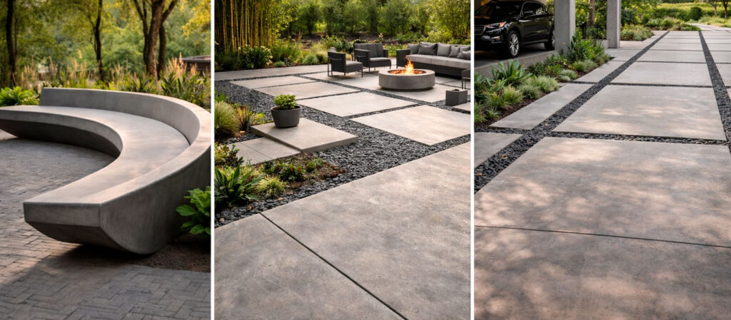 banquetas, patios y driveways