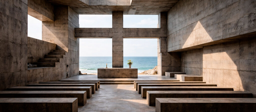 concreto arquitectónico estilo brutalista